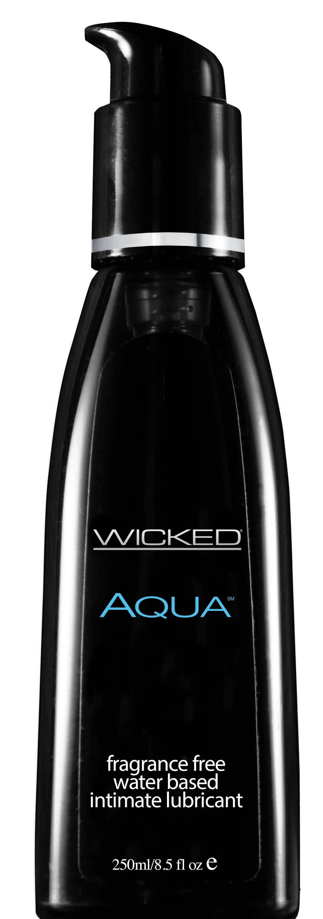 Wicked Aqua Fragrance Free Water-Based Lubricant - 8.5 Fl. Oz. / 250 ml