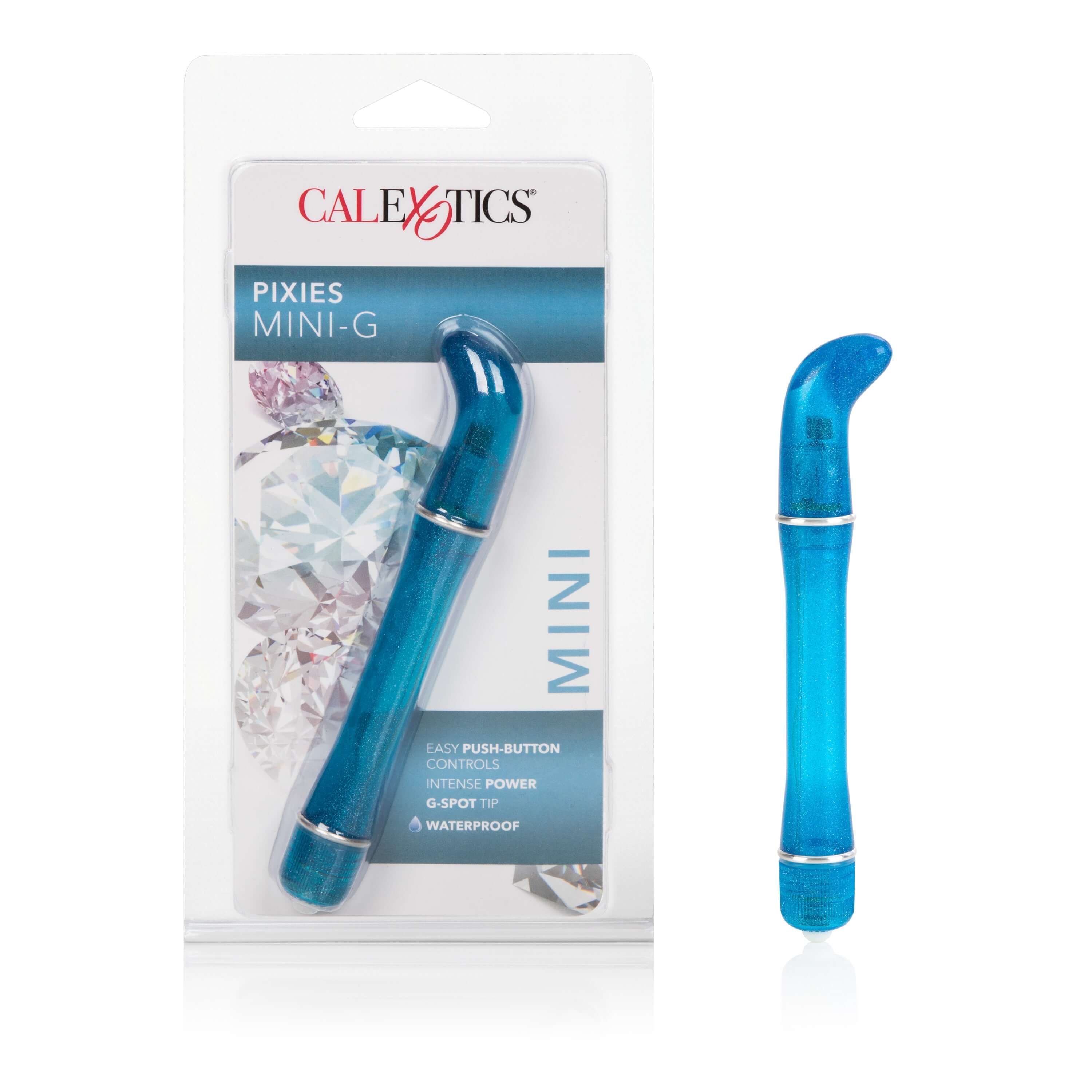 Pixies Mini G Waterproof Vibe - Blue-0