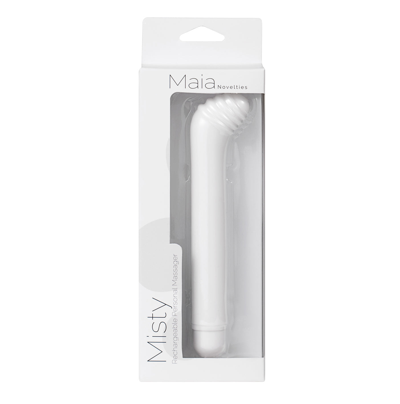 Misty G-Spot Vibrator - White-1