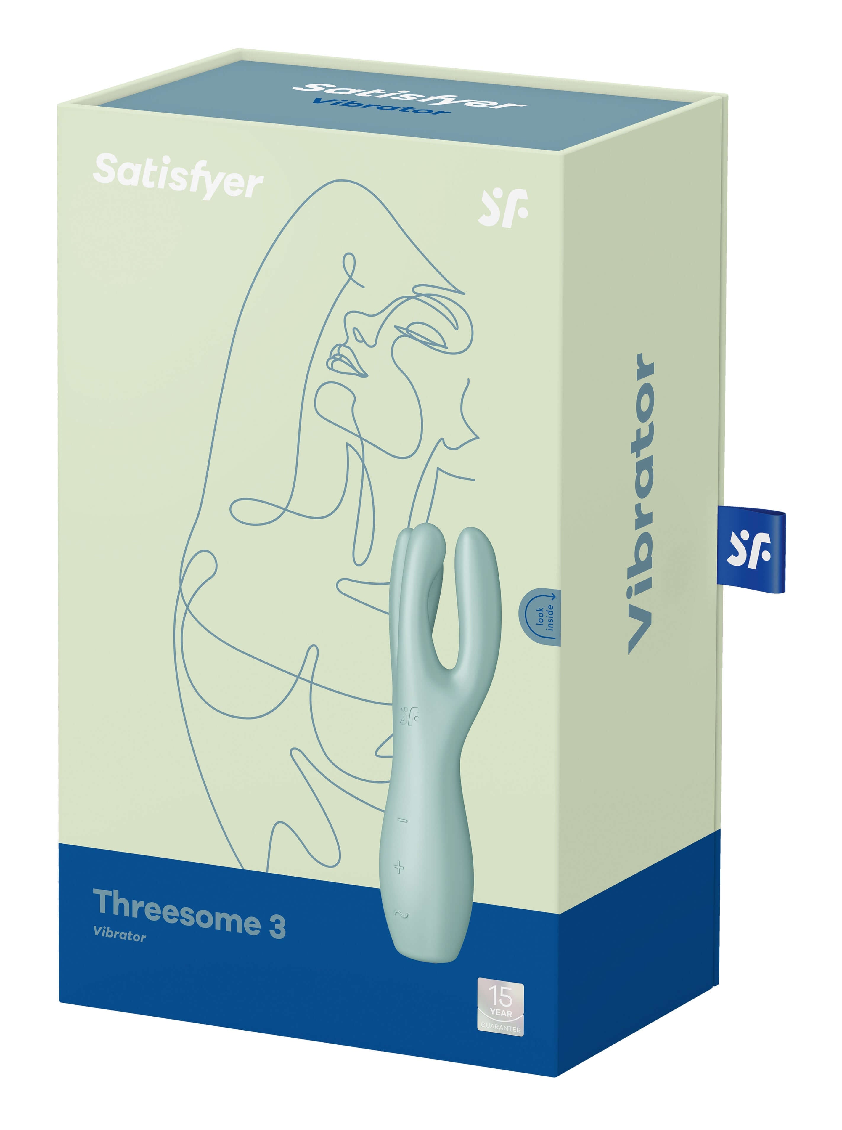 Threesome 3 Vibrator - Mint-0