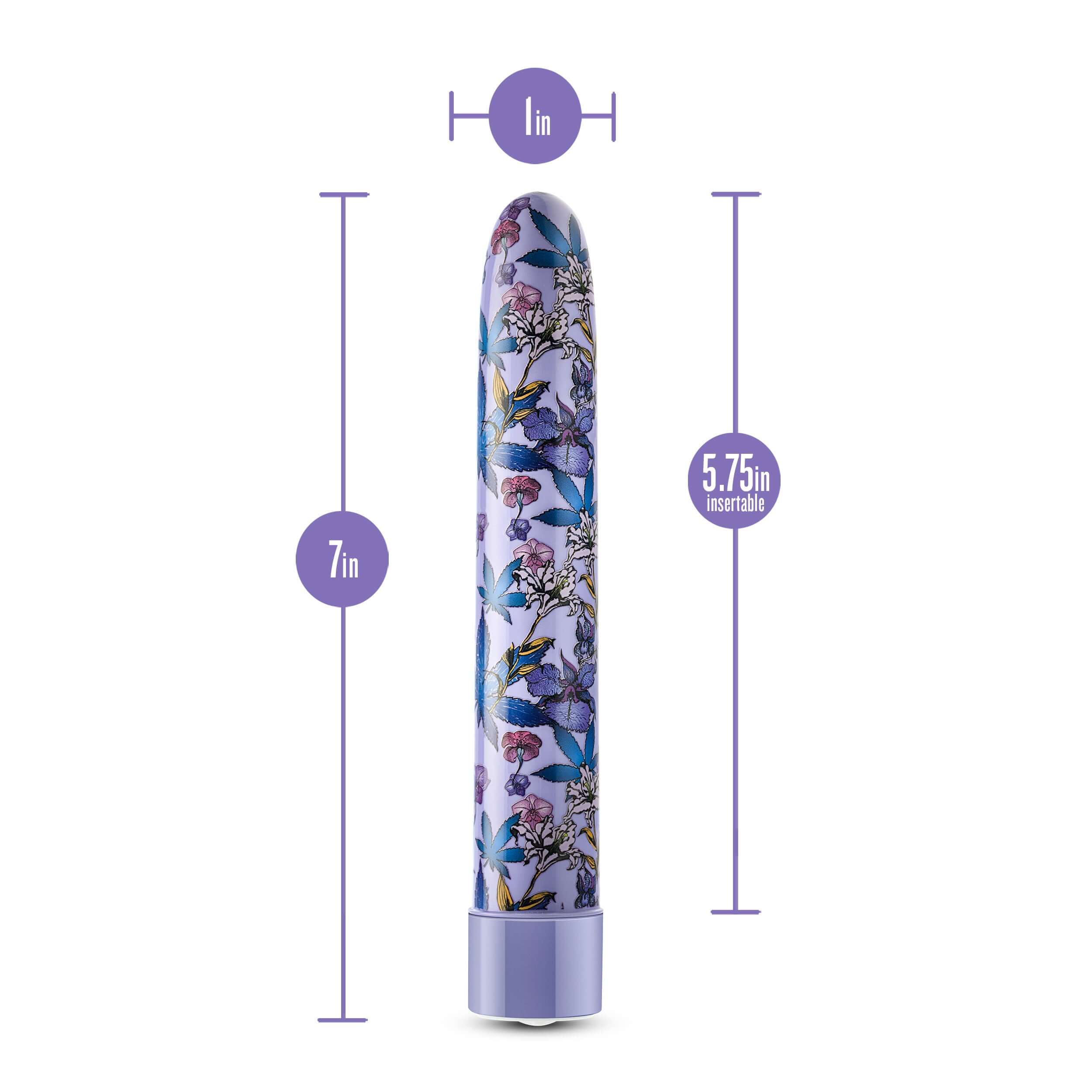 Limited Addiction - Floradelic - 7 Inch  Rechargeable Vibe - Purple-3