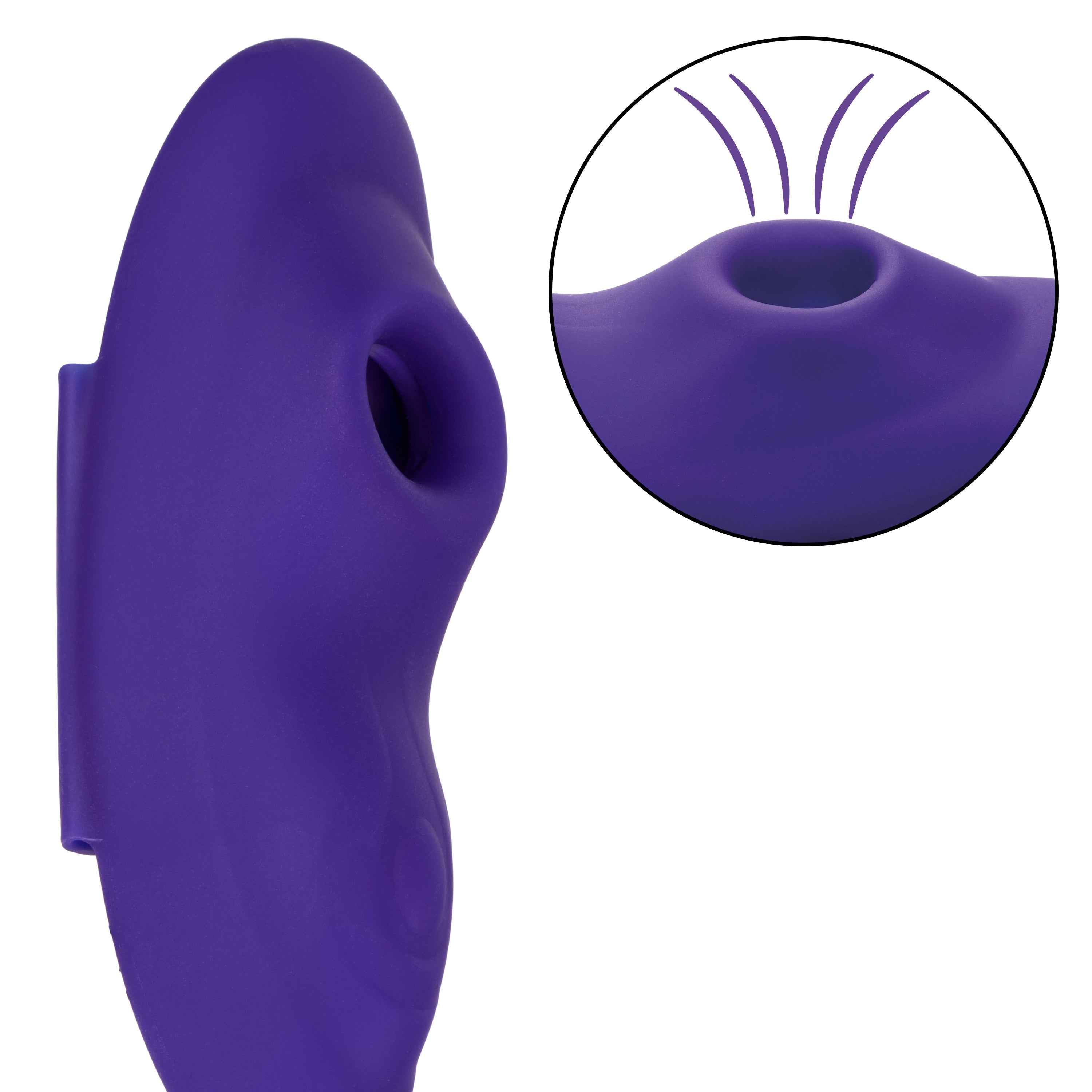 Lock-N-Play Remote Suction Panty Teaser - Purple