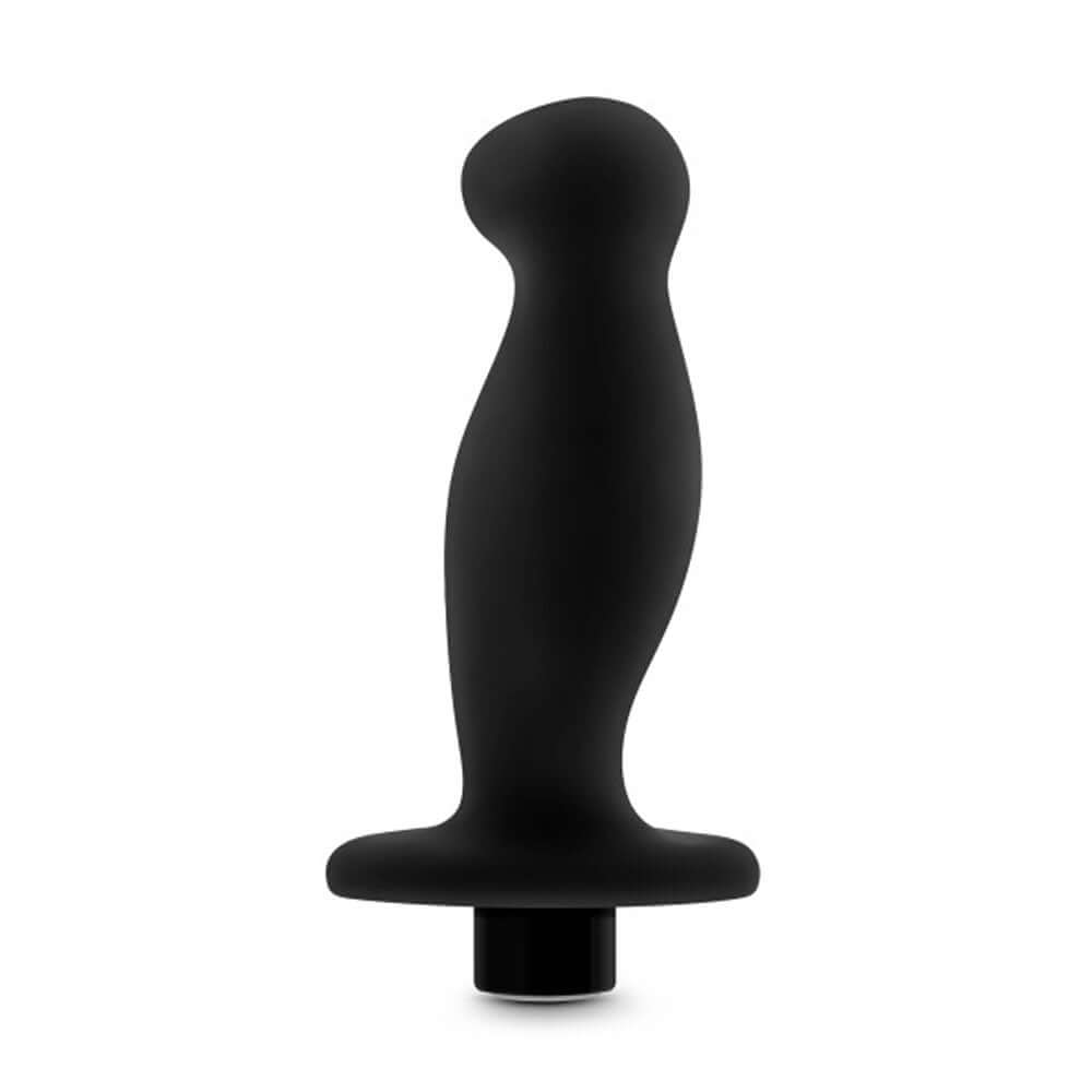 Anal Adventures - Platinum - Silicone Vibrating Prostate Massager 02 -Black-0