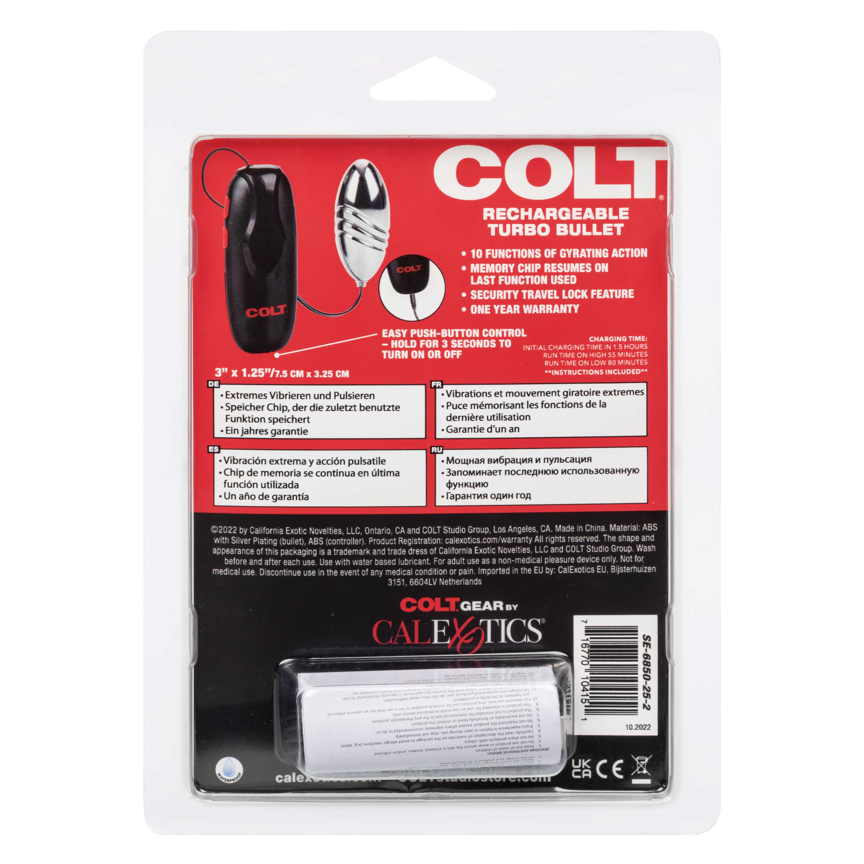 Colt Rechargeable Turbo Bullet - Silver-2