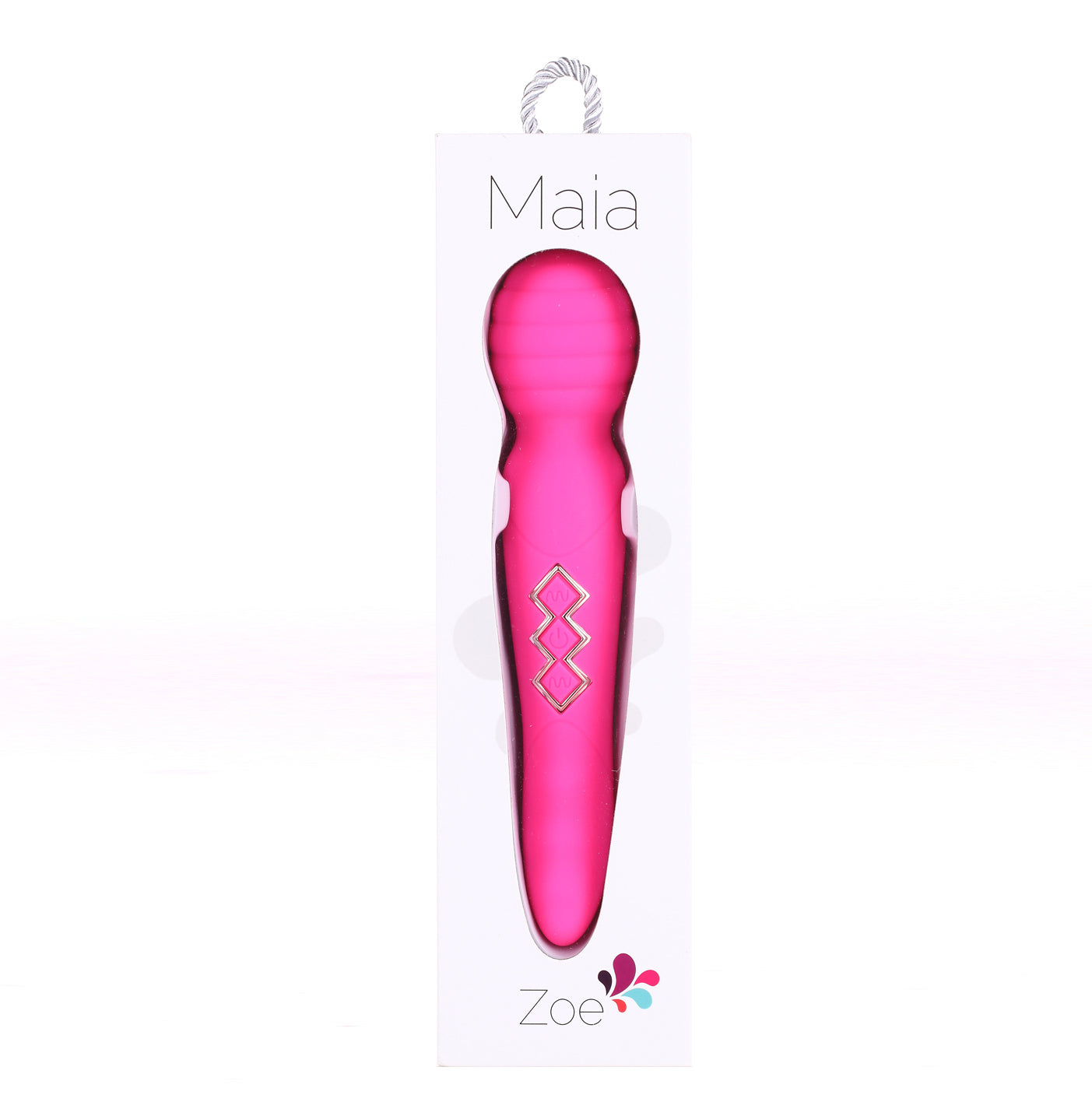 Zoe Twisty Dual Vibrating Pleasure Wand - Pink-2