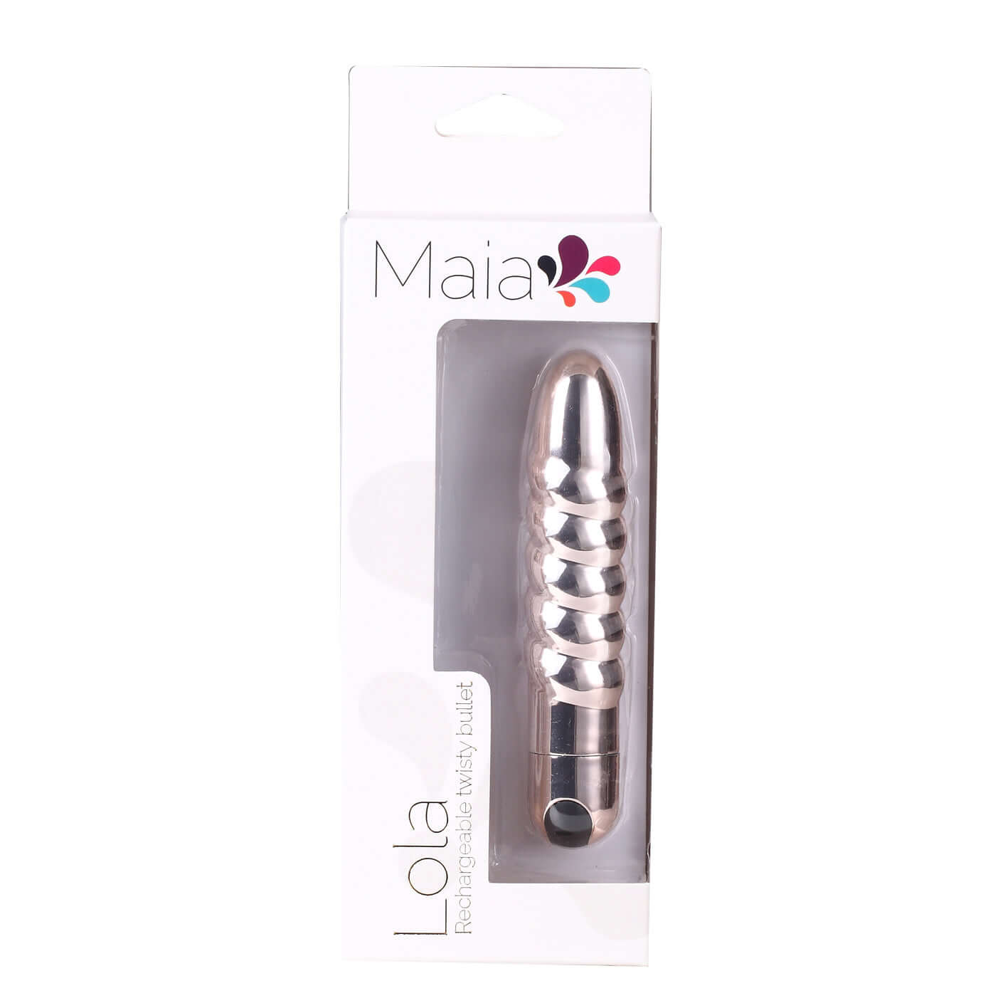 Lola 10 Function Vibrating Twisty Bullet - Rose Gold-2