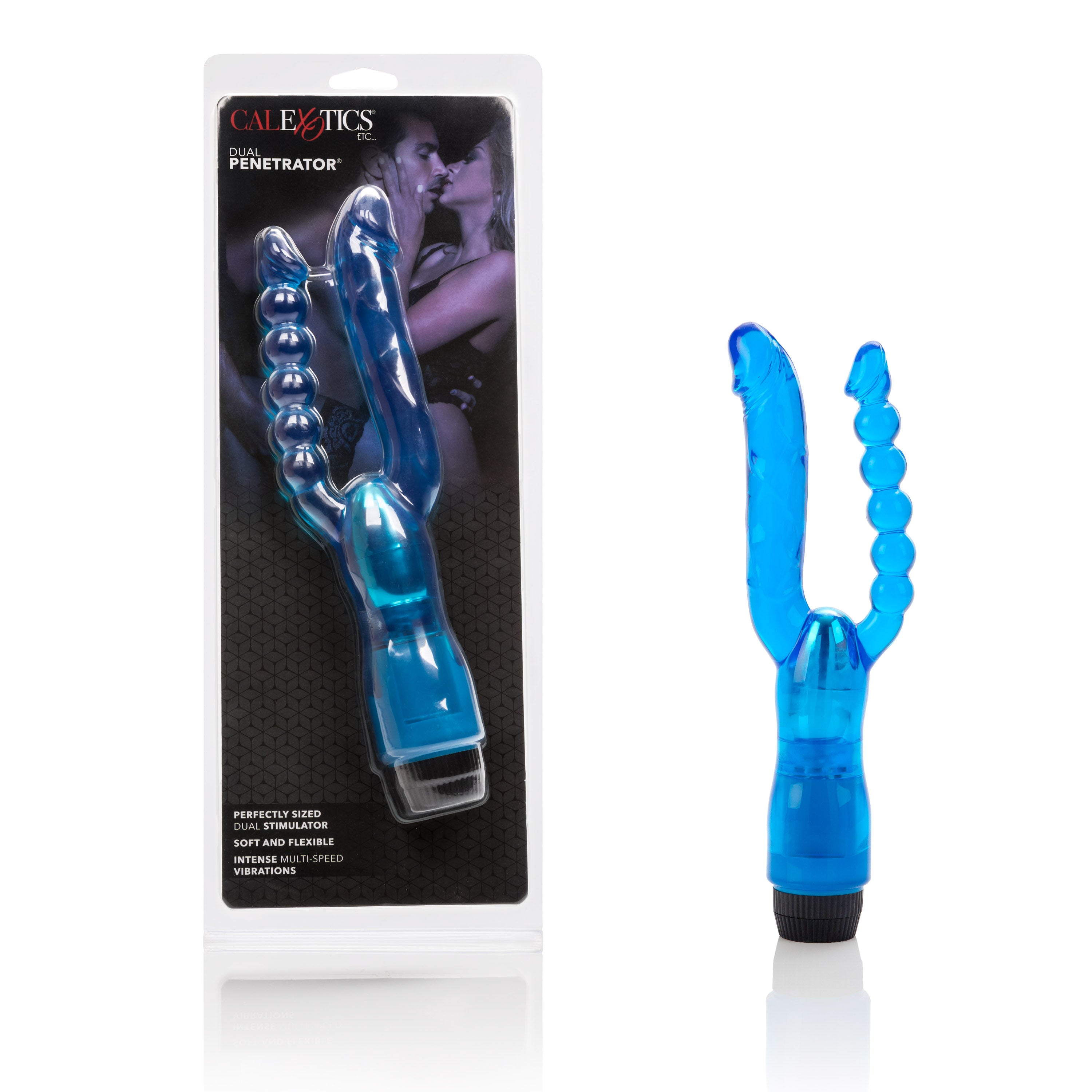 Dual Penetrator Vibrator Blue