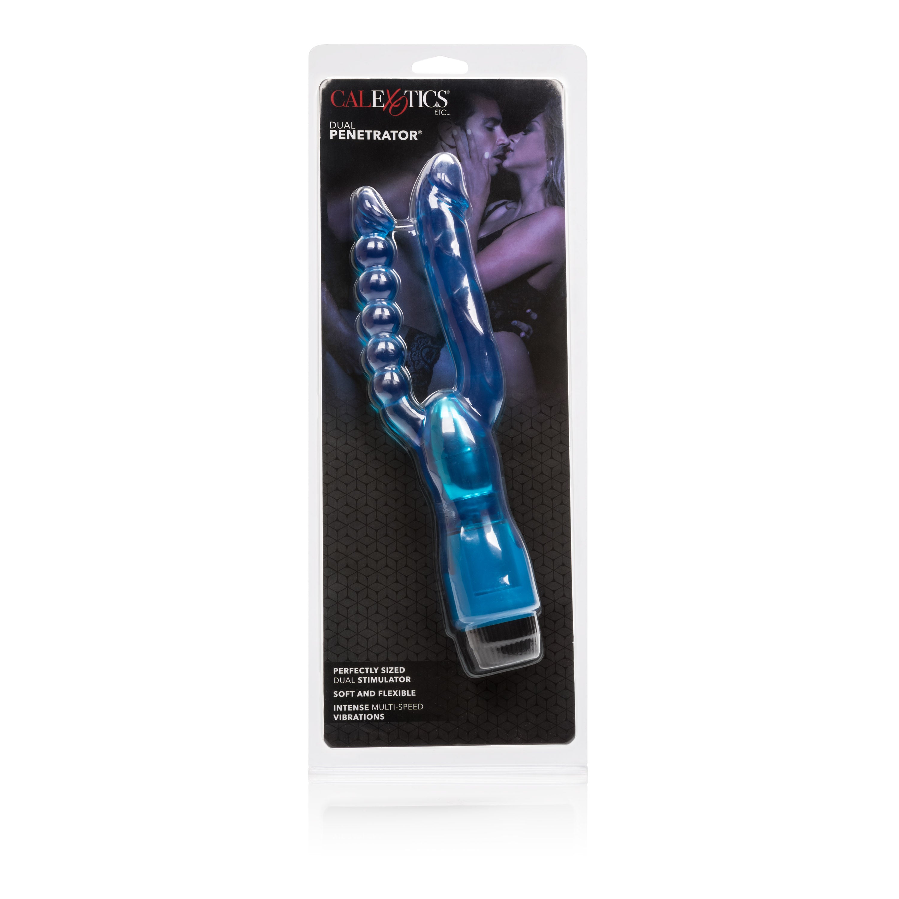 Dual Penetrator Vibrator Blue