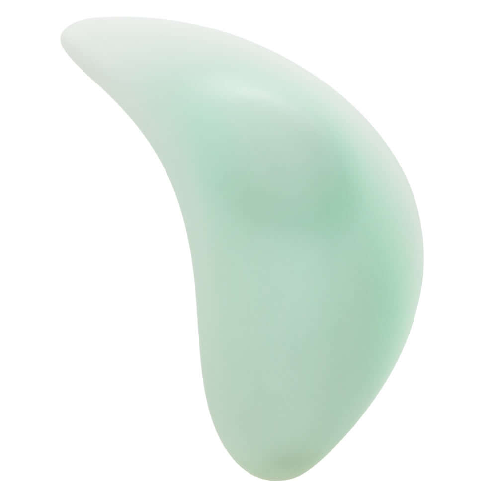 Pacifica Bali Massager - Green, curved and elegant design for intense fluttering stimulation and enhanced pleasure.