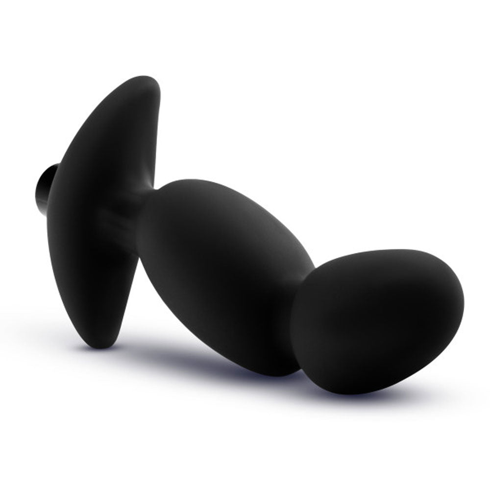 Anal Adventures - Platinum - Silicone Vibrating  Prostate Massager 04 -Black