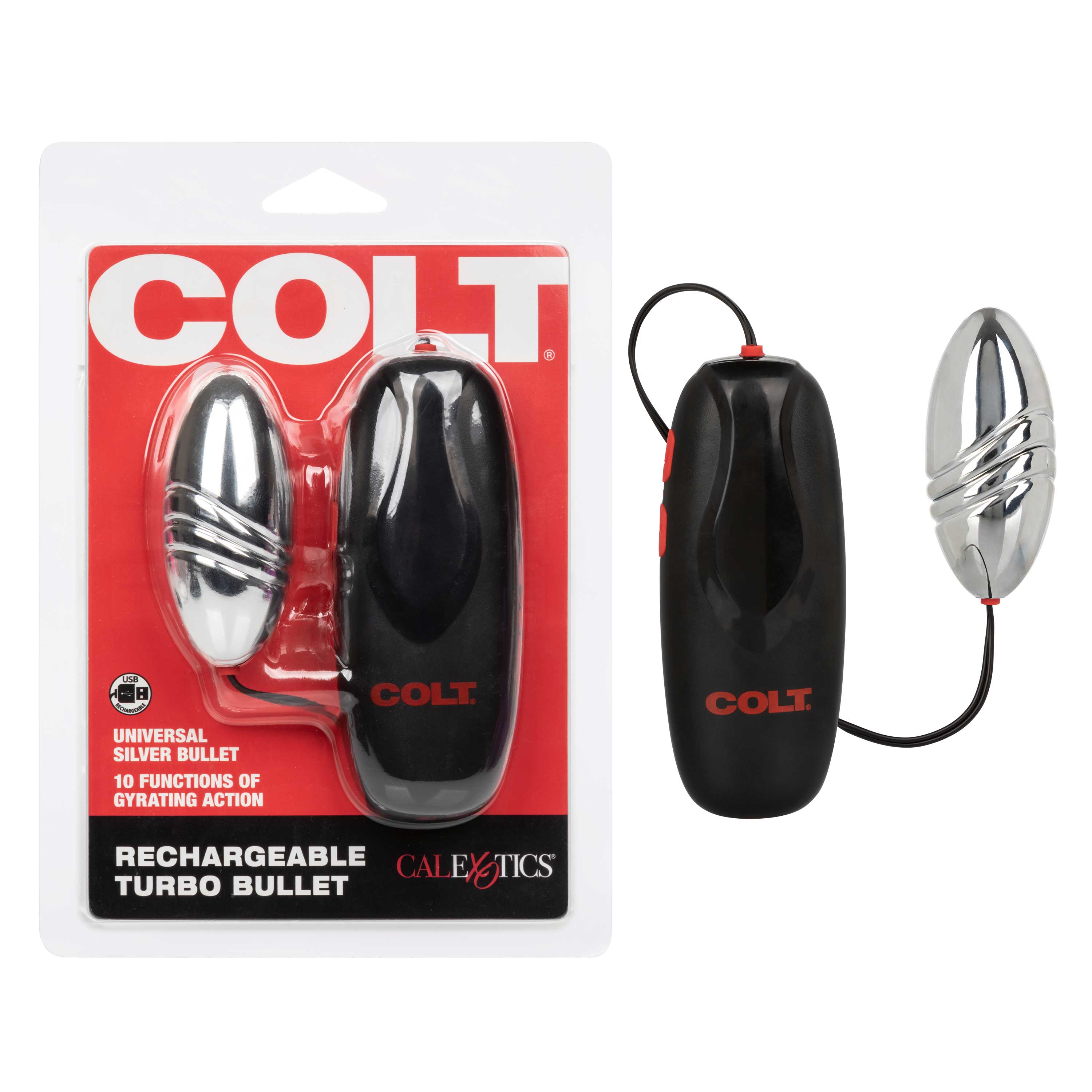 Colt Rechargeable Turbo Bullet - Silver-0