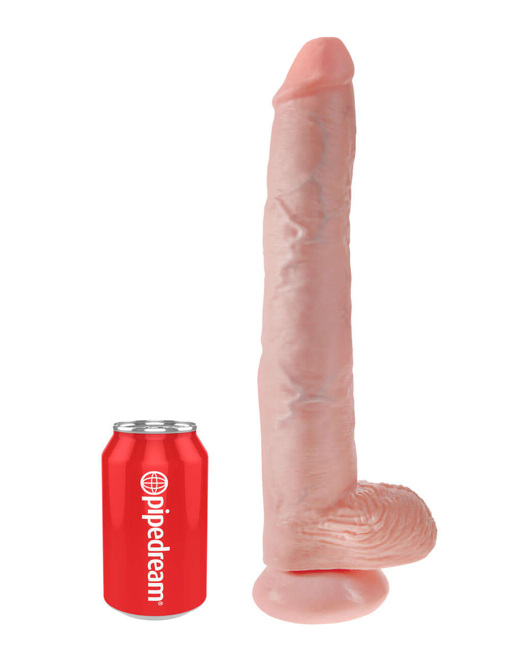 King Cock 14 Inch Cock With Balls - Light-3