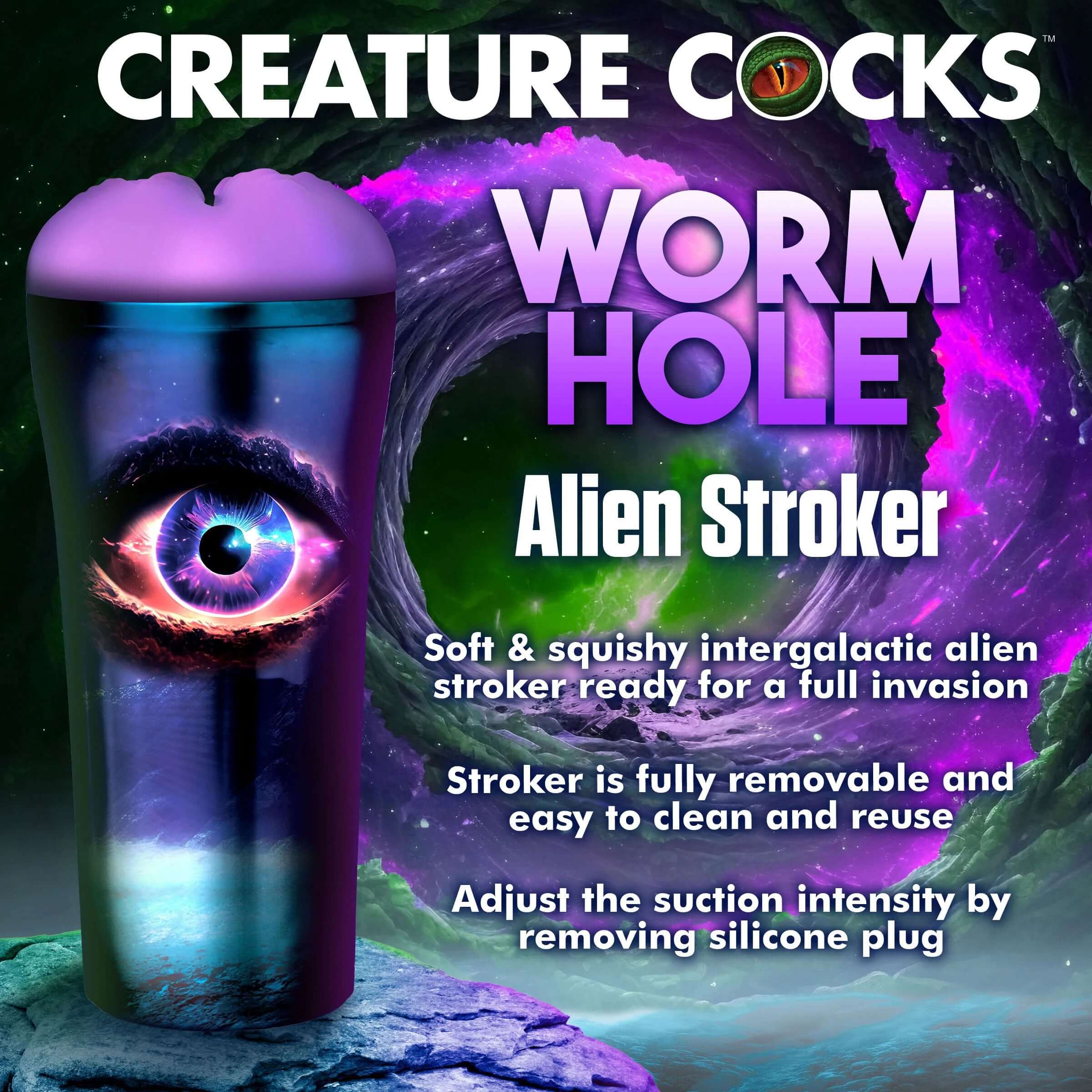 Wormhole Alien Stroker - Purple-3