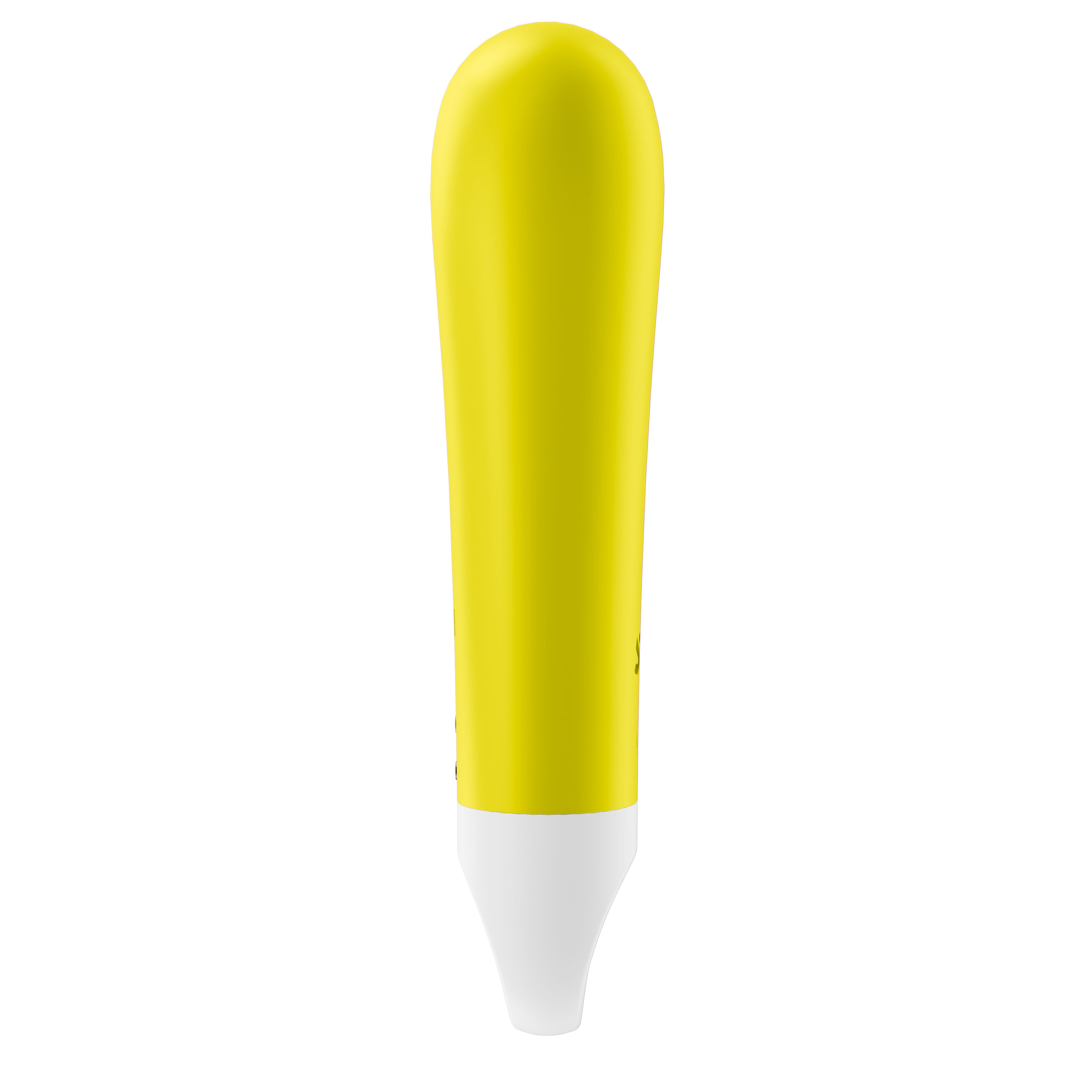 Yellow Satisfyer Ultra Power Bullet 1 vibrator with powerful vibrations and body-friendly silicone, ideal for clitoral stimulation