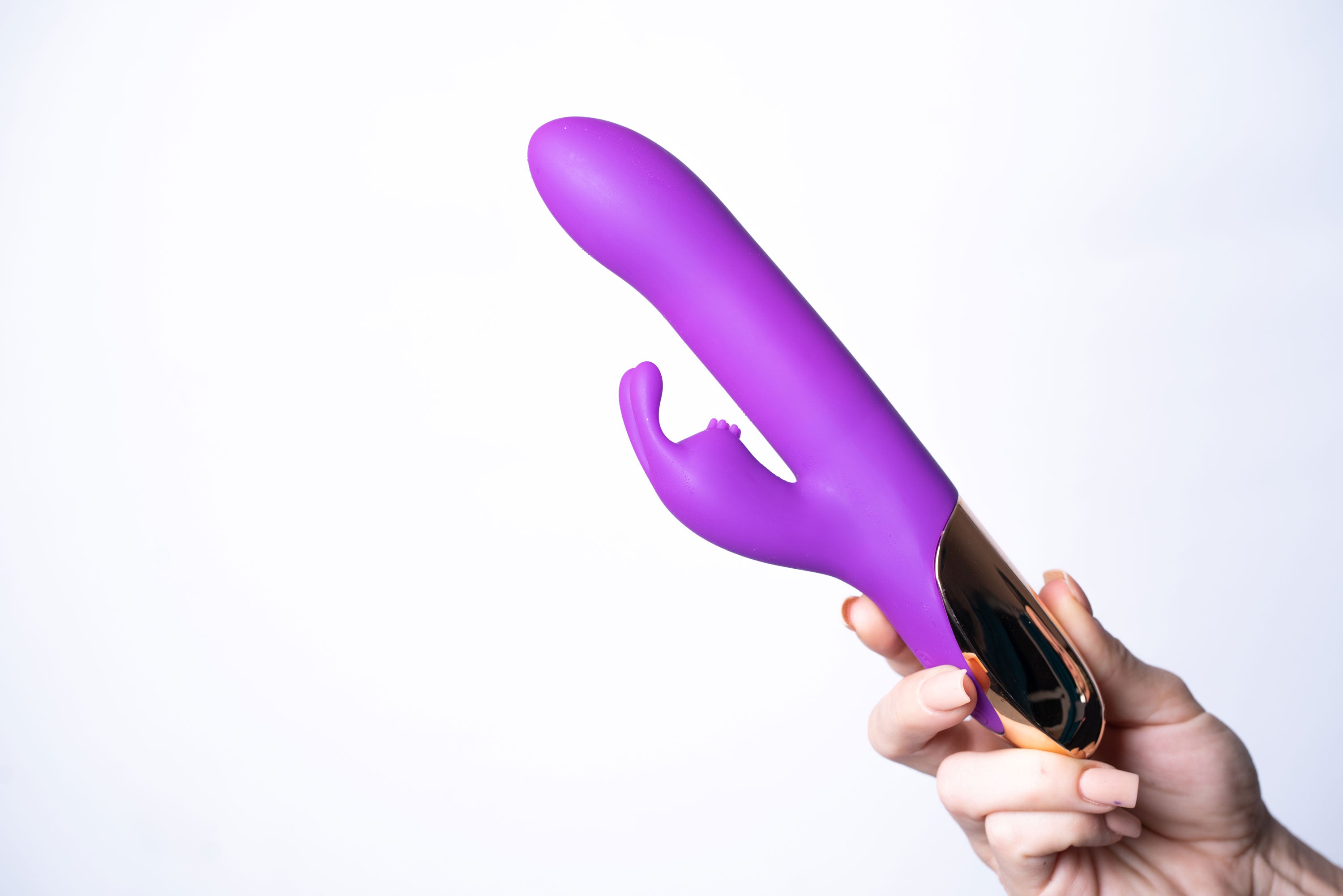 Karlin USB Rechargeable 10-Function Rabbit Vibrator - Purple-4