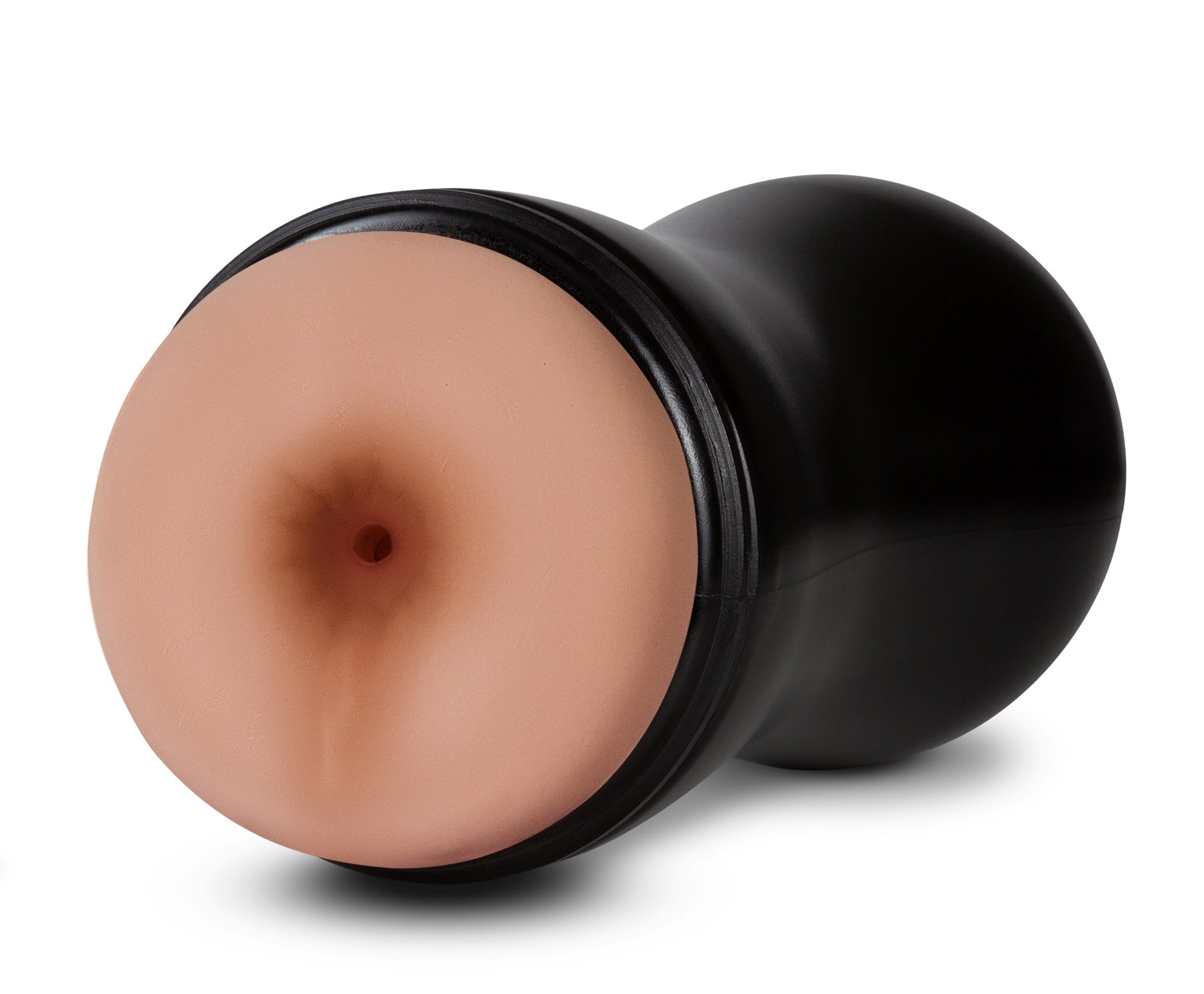 Loverboy Cowboy self-lubricating stroker in beige with realistic texture and PerfectFlo Air Valve for enhanced pleasure.