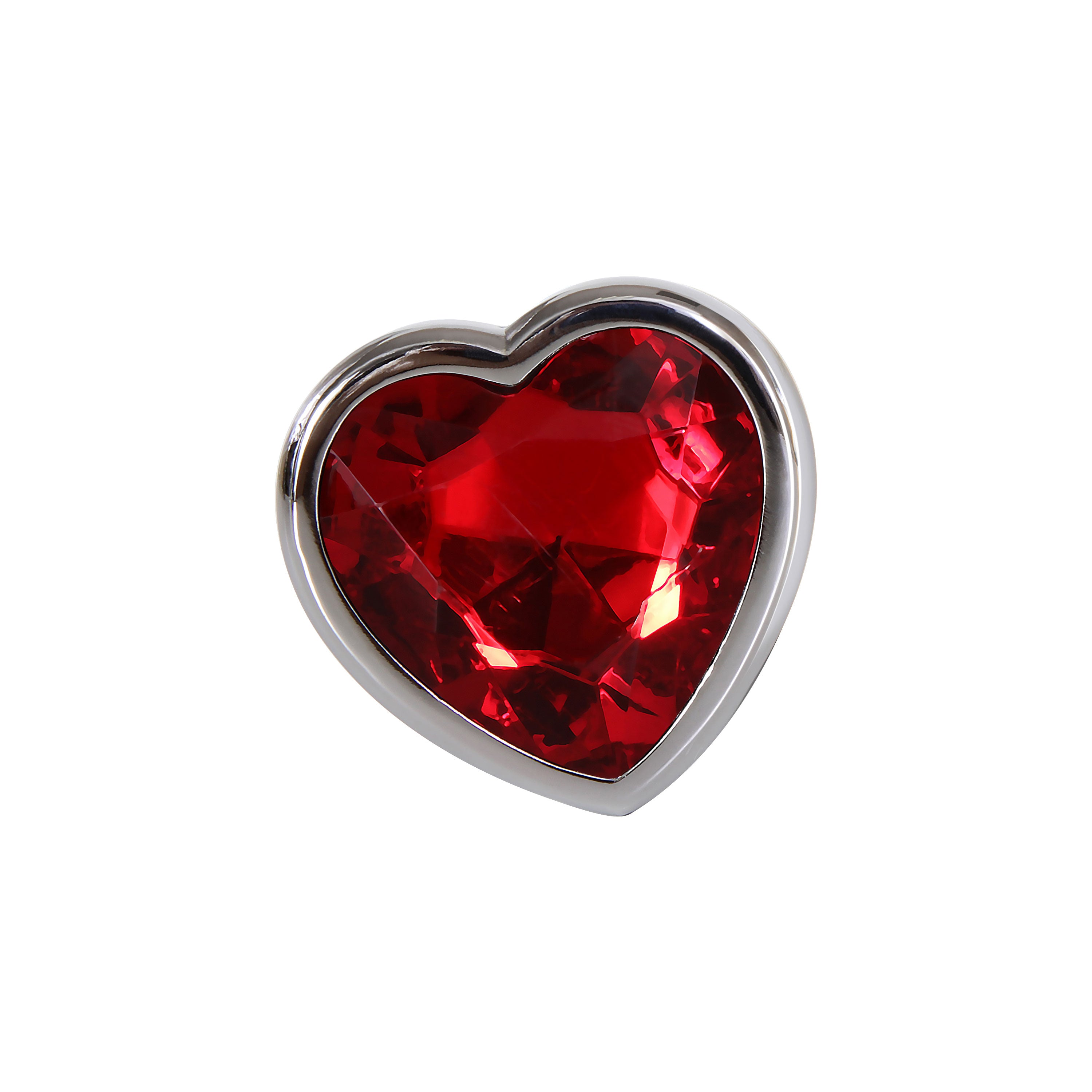 Medium Red Heart Gem Anal Plug