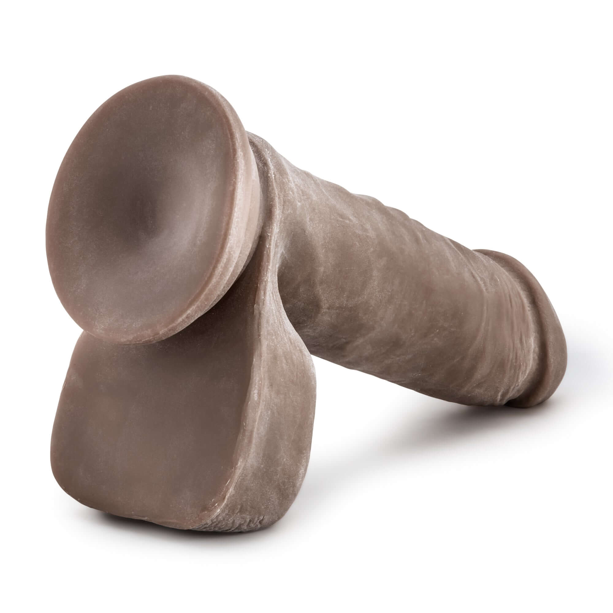 Au Naturel 8 Inch Sensa Feel Dildo - Chocolate-0