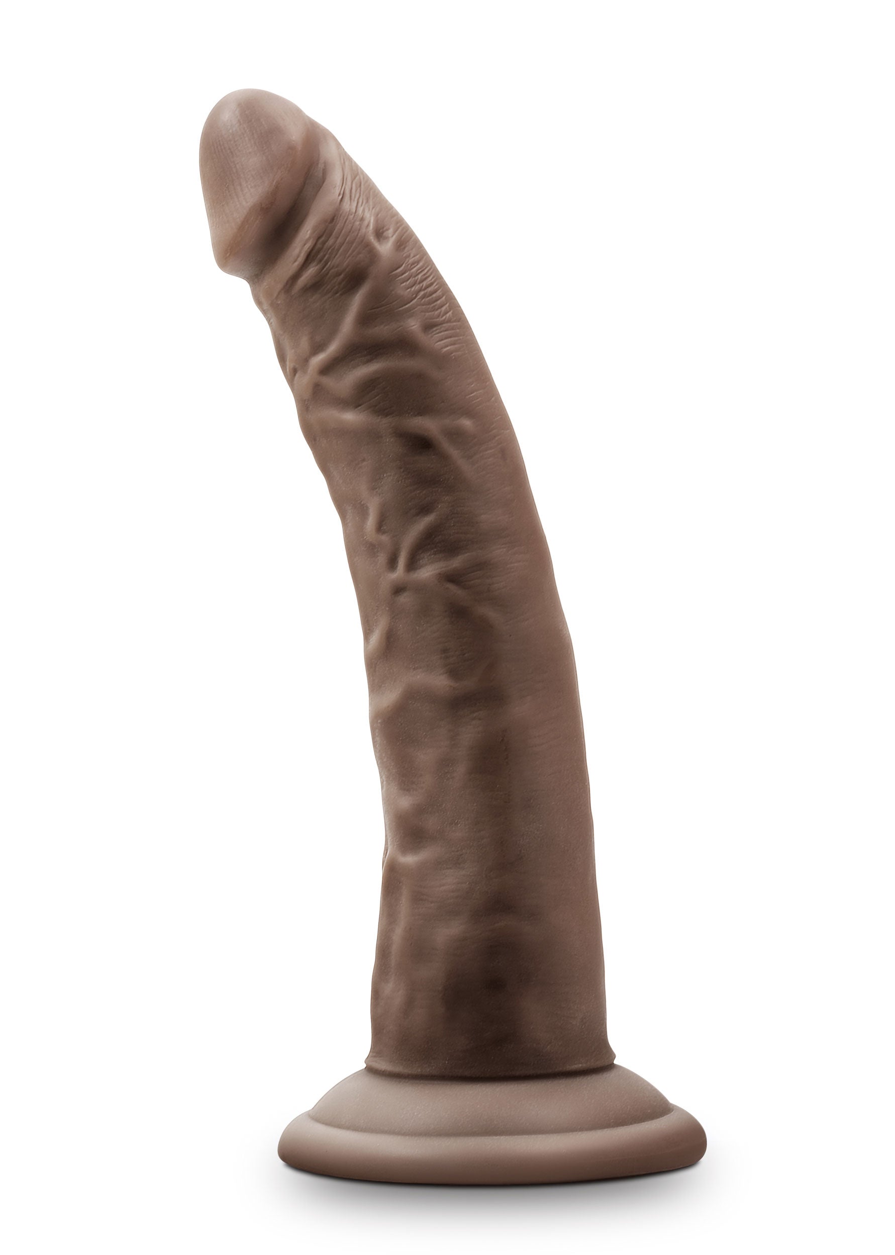 Dr. Skin Plus - 7 Inch Posable Dildo - Chocolate