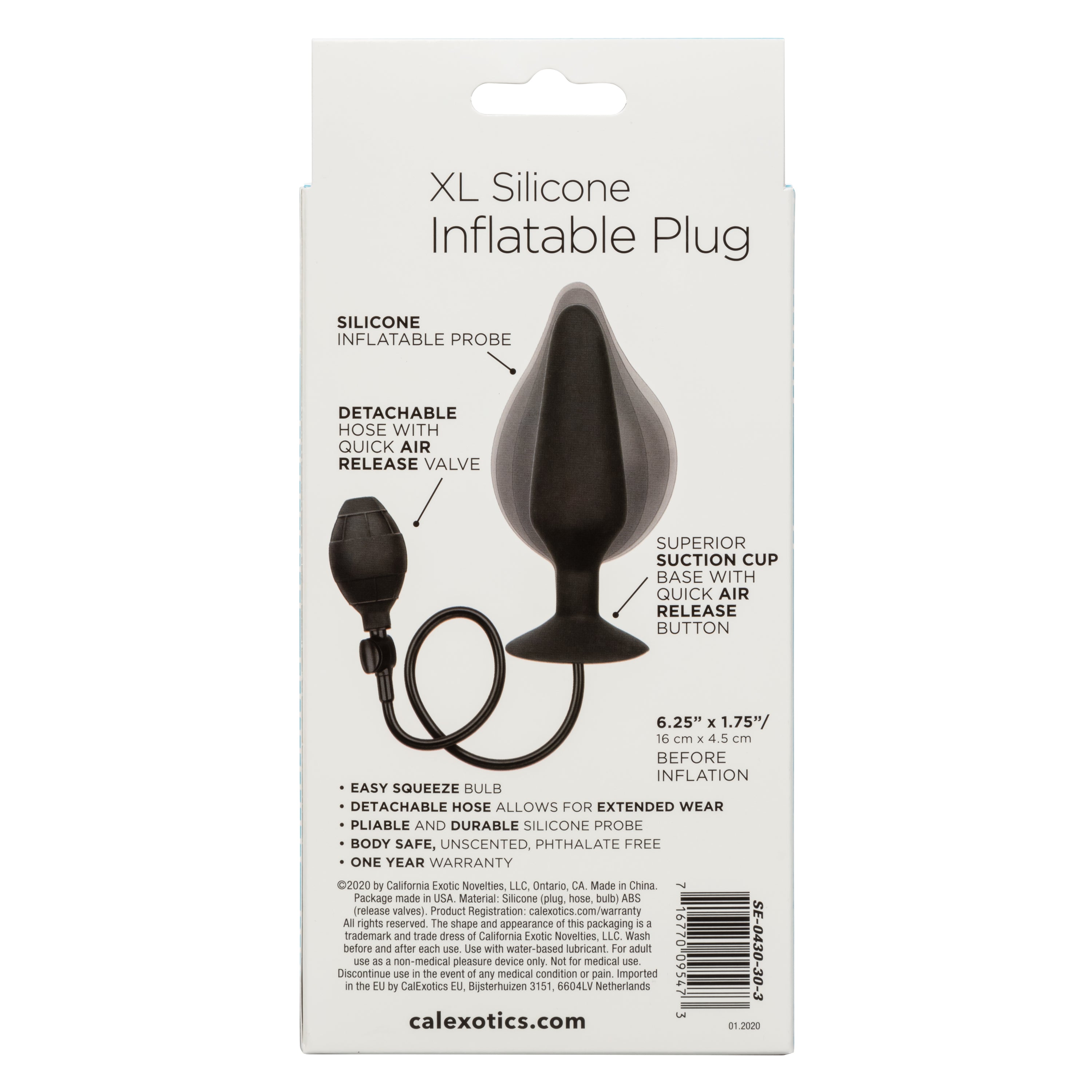 Xl Silicone Inflatable Plug